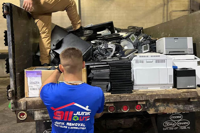 e-waste-junk-removal-services by 911 junk out